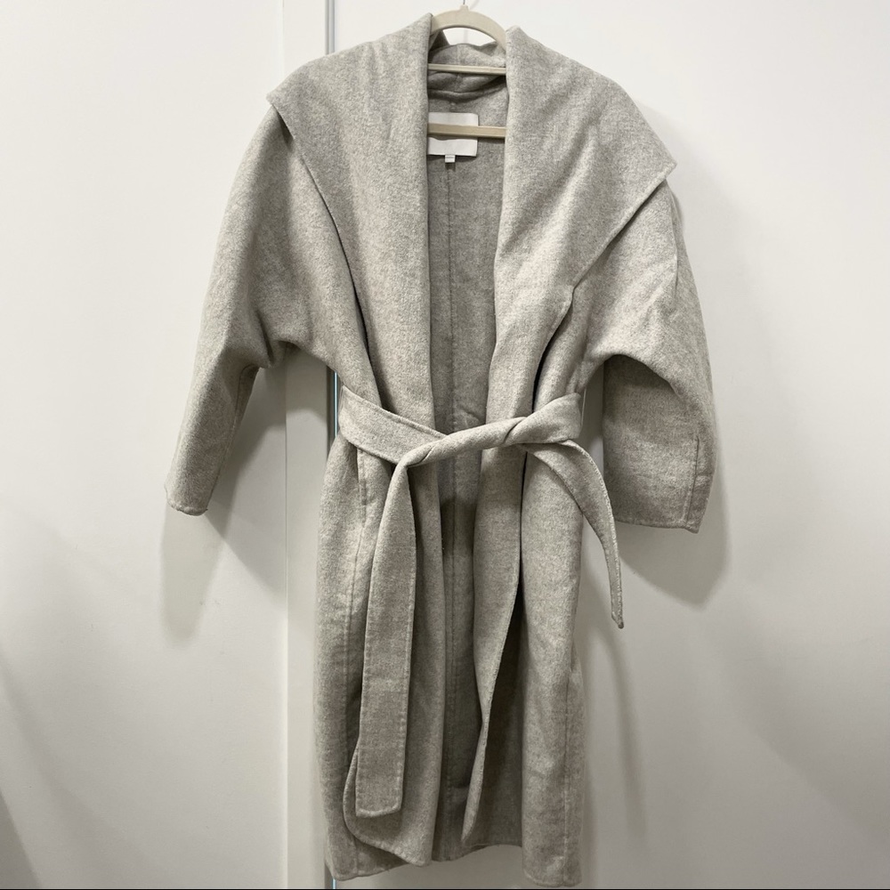 Grey coat